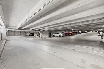 Centrally located parking garage